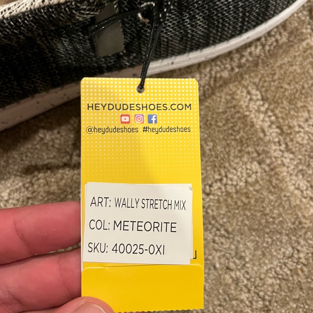Hey Dude Men's Gray Knit Loafers - Picture 4 of 7
